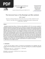 The Historical Bases of the Rayleigh and Ritz Methods