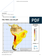 South America Annual Direct Normal Solar Radiation