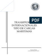 Tipo de Cargas Maritimas