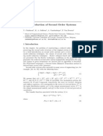 Model Reduction of Second Order Systems