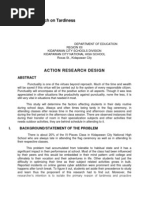 Action research about tardiness picture