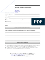 Vendor Participation Form