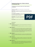 Declaración de Río sobre el Medio  Ambiente y el Desarrollo