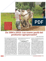 De 1994 A 2012 Un Nuevo Perfil Del Productor Agropecuario