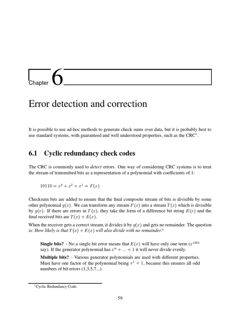Error Detection & Correction Error Detection And Correction Code