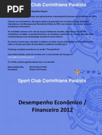 balanço financeiro do Corinthians 2012