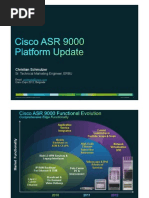 Cisco ASR9000 Platform Update