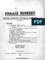 Analele Dobrogei-1920 Vol 1