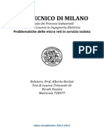 TESI Problematiche Della Microgrid in Servizio Isolato