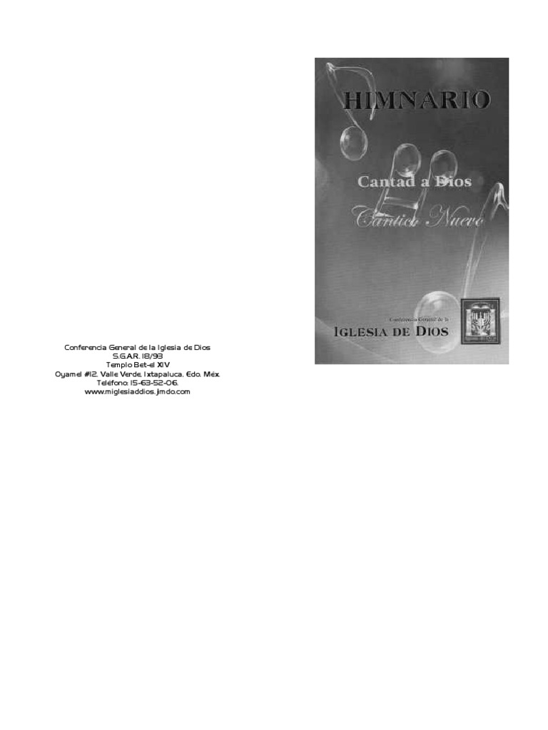 Himnario de la Conferencia de Dios | PDF | Cristo (título) | Jesús