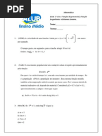 Lista Log Exponencial Sistemas e Escalonamento