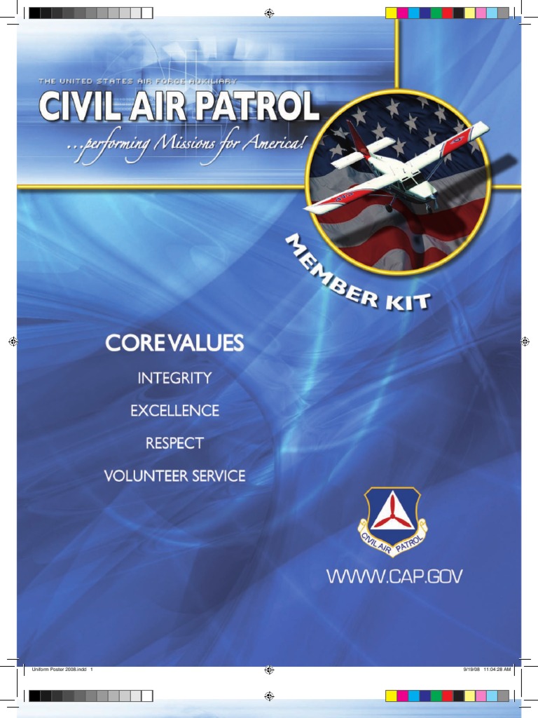 Insignia & Uniform Guide Civil Air Patrol Cadet Grades And Insignia