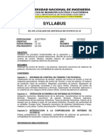 Ee-354 Analisis de Sistemas de Potencia Ii PDF