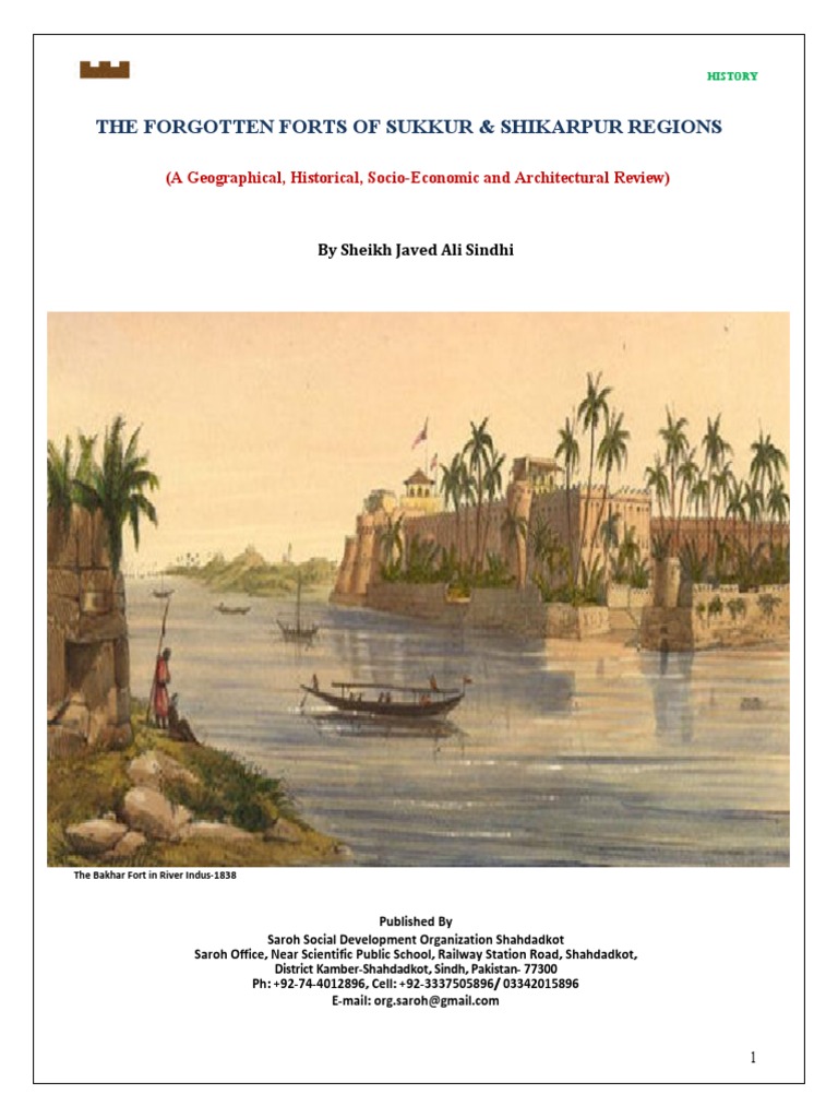 Forgotten Forts of Sukkur & Shikarpur | PDF | Sindh | Fortification