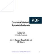 Gaussian Mixture Models and EM