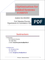 Energy Optimization For Energy Optimization For Embedded Systems Embedded Systems