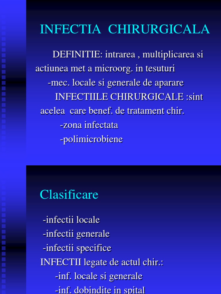 Infectia Chirurgicala | PDF