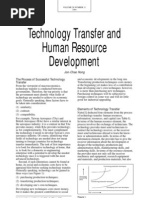 Technology Transfer and Human Resource Development