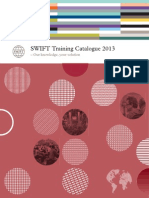 SWIFT Training Catalogue 2013