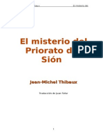 El Misterio Del Priorato de Sion Jean Michel Thibaux