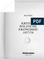 Marx, Karl - Kritika Politicne Ekonomije, Ocrti 1857-58 (Grundrisse)