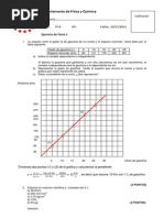 Examen Fisica y Quimica 3 Eso