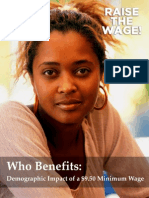 Who Benefits: Demographic Impact of a $9.50 Minimum Wage