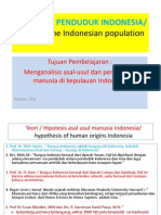 Asal Usul Penduduk Indonesia