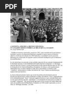 A NOVENTA AÑOS DE LA REVOLUCION RUSA