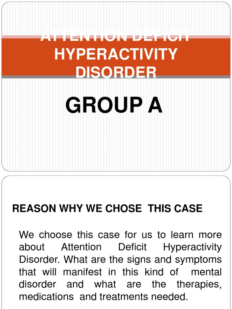 Understanding ADHD: Symptoms and Treatments | PDF | Attention Deficit ...