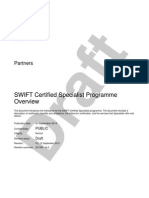 SWIFT Certif Spec Prog Overv 2013
