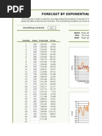 Download Exponential Smoothing by SpreadsheetZONE SN17428753 doc pdf