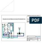 Electrical schematic diagram of a pneumatic distribution board