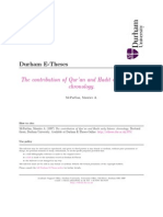 PARTLAND - Contribution of Q and Hadith Early Islamic Chrono