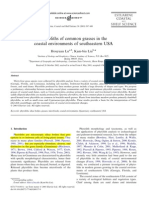 Phytoliths of Common Grasses in The Coastal Environments in The USA