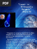 Low Level Laser  On Hard Tissue / Orthopedic View :