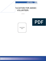CV Template for AIESEC Volunteer(2)