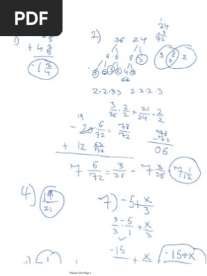 Test Corrections