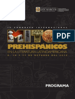 "IV Congreso Internacional de Mitos Prehispánicos en la Lliteratura Latinoamericana"