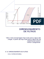 IV.8- Dimensionamento de Filtros
