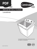 LIE15510PBB Manual Lavadoras