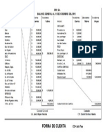 Balance General Forma de Cuenta Impresion