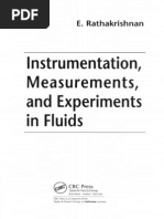 Instrumentation Measurements and Experiments in Fluids