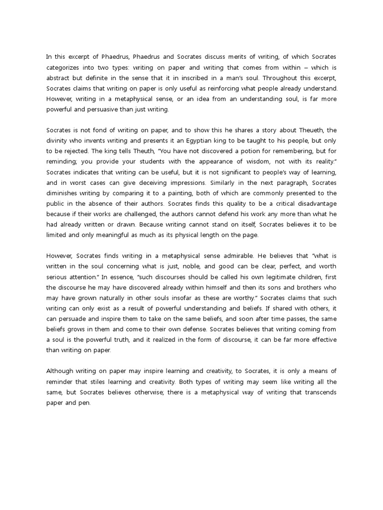 Phaedrus essay 05 image