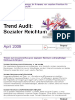 Trend Audit: Sozialer Reichtum: April 2009