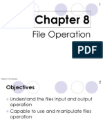 Chapter 8 File Operation