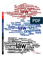 Sotomayor Hearings Word Cloud