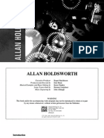 Allan Holdsworth Booklet Guitar Instructional Video PDF 80s With Scales