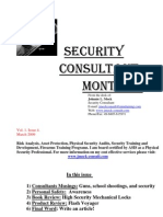 Security Consultant Monthly March 09 