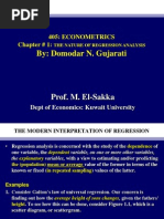Nature of Regression Analysis